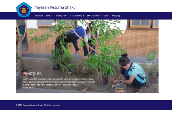 Sejahtera school project picture